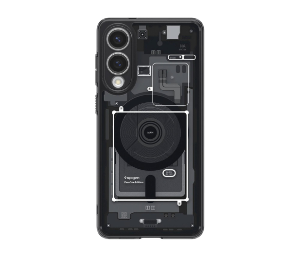 SPIGEN Ultra Hybrid Mag Magsafe do Galaxy S25 Edge Zero One Black ACS09415 - 1343719 - zdjęcie 2